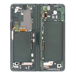Přední kryt Samsung F926B Galaxy Z Fold3 5G Phantom Green / zelený + LCD + dotyková deska,