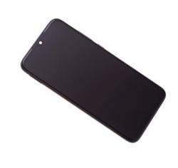 Přední kryt Xiaomi Redmi Note 7 Black / černý + LCD + dotyková deska, Originál - REPAS