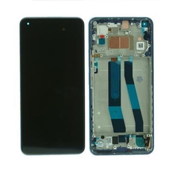 Přední kryt Xiaomi Mi 11 Lite 4G Blue / modrý + LCD + dotyková d