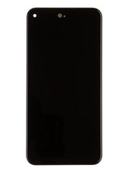 Přední kryt Google Pixel 5 Black / černý + LCD + dotyková deska, Originál