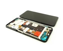Přední kryt Oppo Reno4 Z 5G, A92s Black / černý + LCD + dotyková deska, Originál