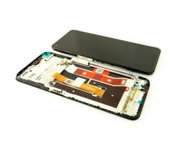 Přední kryt Oppo A72 5G, A735G Black / černý + LCD + dotyková deska, Originál