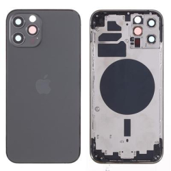 Zadní kryt Apple iPhone 12 Pro Grey / šedý + sklíčko kamery + střed