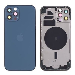 Zadní kryt Apple iPhone 12 Pro Blue / modrý + sklíčko kamery + s