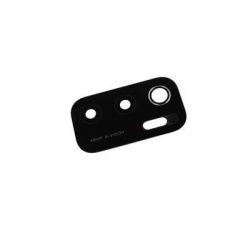 Sklíčko kamery Xiaomi Poco M3 Pro Black / černé + lepící páska, Originál