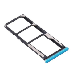 Držák SIM + microSD Xiaomi Redmi Note 10, Redmi Note 10S Blue / modrý, Originál