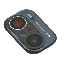 Krytka kamery Xiaomi Poco F3 Black / černá + sklíčko, Originál