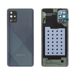 Zadní kryt Samsung A715 Galaxy A71 Black / černý, Originál - SWAP