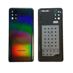 Zadní kryt Samsung A515 Galaxy A51 Black / černý, Originál - SWAP