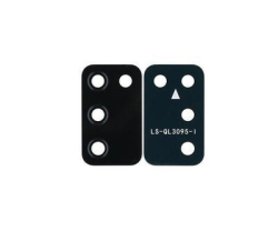 Sklíčko kamery Samsung A025 Galaxy A02s Black / černé + lepící páska, Originál