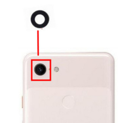 Sklíčko kamery Google Pixel 3 Black / černé, Originál