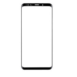 Sklíčko LCD Samsung G965 Galaxy S9 Plus Black / černé + OCA lepidlo, Originál