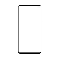 Sklíčko LCD Samsung G973 Galaxy S10 Black / černé