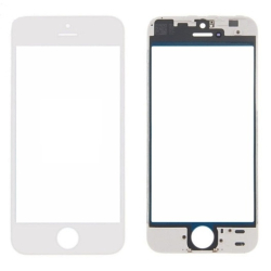 Sklíčko LCD Apple iPhone 5S, iPhone SE White / bílé + OCA lepidlo