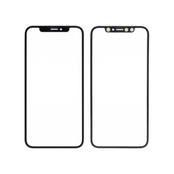 Sklíčko LCD Apple iPhone X Black / černé + OCA lepidlo