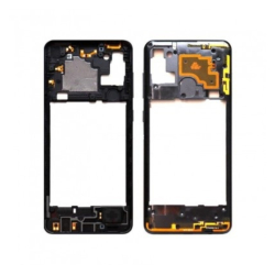 Střední kryt Samsung A217 Galaxy A21s Black / černý, Originál