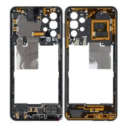 Střední kryt Samsung A326 Galaxy A32 5G Black / černý, Originál