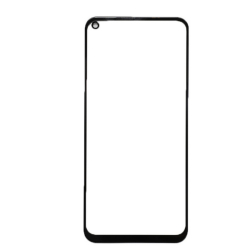 Sklíčko LCD Xiaomi Redmi Note 9 Black / černé + OCA lepidlo, Originál