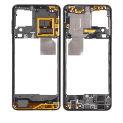 Střední kryt Samsung A225 Galaxy A22 4G Black / černý, Originál