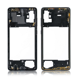 Střední kryt Samsung A715 Galaxy A71 Black / černý, Originál