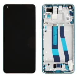 Přední kryt Xiaomi 11 Lite NE 5G Blue / modrý + LCD + dotyková deska, Originál