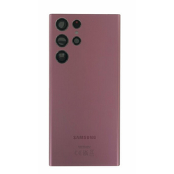 Zadní kryt Samsung S908B Galaxy S22 Ultra Burgundy, Originál