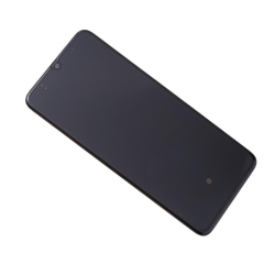 Přední kryt Samsung A705 Galaxy A70 Black / černý + LCD + dotyková deska, Originál