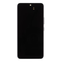 Přední kryt Samsung S901 Galaxy S22 Phantom Black / černý + LCD + dotyková deska, Originál