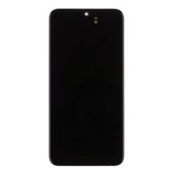 Přední kryt Samsung S906B Galaxy S22 Plus Phantom Black / černý + LCD + dotyková deska, Or