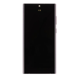 Přední kryt Samsung S908B Galaxy S22 Ultra Burgundy + LCD + dotyková deska, Originál