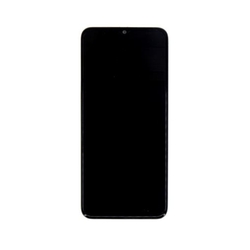 Přední kryt Realme C35 RMX3511 Black / černý + LCD + dotyková de