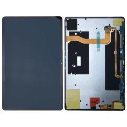 Přední kryt Samsung X800, X806 Galaxy Tab 8 Plus Black / černý + LCD + dotyková deska, Ori