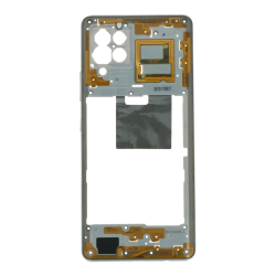 Střední kryt Samsung A426B Galaxy A42 Silver / stříbrný, Originál
