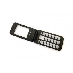 Přední kryt Kazam Life C6 Black / černý + kryt klávesnice - SWAP
