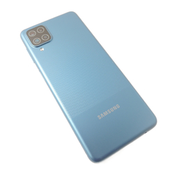 Zadní kryt Samsung A125 Galaxy A12 Blue / modrý + sklíčko kamery, Originál