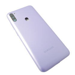 Zadní kryt Samsung M115 Galaxy M11 Violet / fialový + sklíčko kamery, Originál