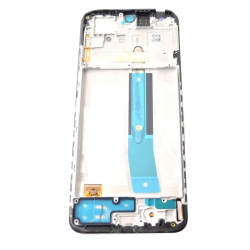Přední kryt Xiaomi Redmi Note 11 Black / černý + LCD + dotyková deska, Originál