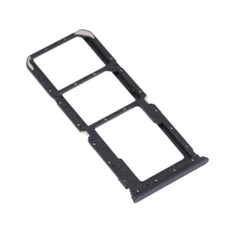 Držák SIM + microSD Oppo A16 Black / černý, Originál