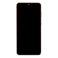 Přední kryt Samsung G991 Galaxy S21 Phantom Violet / fialový + LCD + dotyková deska, Origi