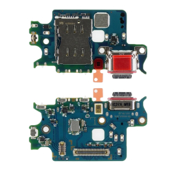 UI deska Samsung S901 Galaxy S22 + microUSB konektor + mikrofon + čtečka SIM, Originál