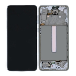 Přední kryt Samsung A336 Galaxy A33 5G Awesome White / bílý + LCD + dotyková deska, Origin