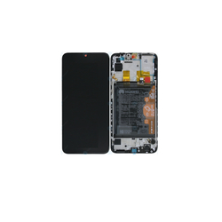 Přední kryt Huawei P Smart 2020 Black / černý + LCD + dotyková deska, Originál