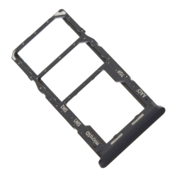 Držák SIM + microSD Samsung A135 Galaxy A13 4G, A137 Galaxy A13 Black / černý, Originál