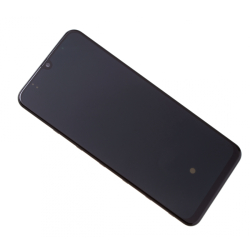 Přední kryt Samsung A505 Galaxy A50 Black / černý + LCD + dotyková deska, Originál - REPAS