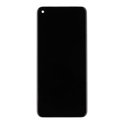 Přední kryt Realme 9i RMX3491 Black / černý + LCD + dotyková deska, Originál