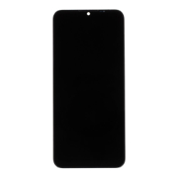 Přední kryt Realme C31 RMX3501 Black / černý + LCD + dotyková deska, Originál