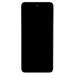 Přední kryt Motorola E22s Black / černý + LCD + dotyková deska, Originál