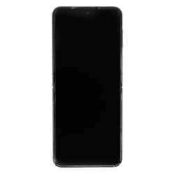 Přední kryt Samsung F721 Galaxy Z Flip4 5G Graphite / grafitový + LCD + dotyková deska, O