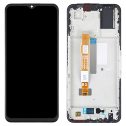 Přední kryt Vivo Y33s 4G V2109 Black / černý + LCD + dotyková deska, Originál