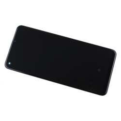 Přední kryt Oppo A74 F19 Black / černý + LCD + dotyková deska, Originál